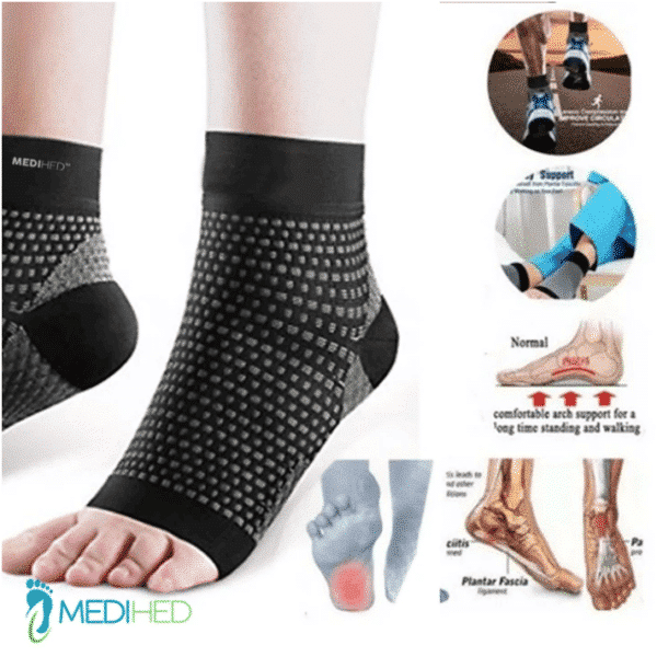 Medihed™ Official Retailer – Copper Infused Magnetic Foot Support Compression