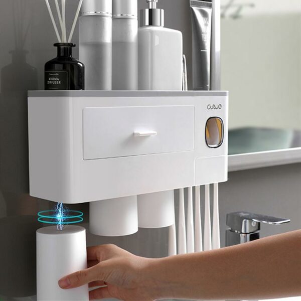 Oswei™ Official Retailer – Nordic Inspired Multi Functional Toothbrush Holder