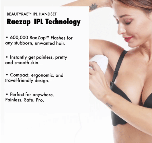 Beautyrae™ Official Retailer – Ipl Laser Hair Removal Handset