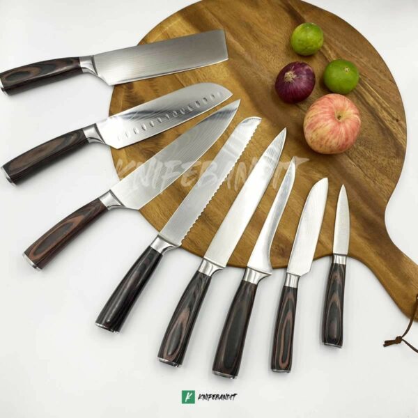 Miyuki Stainless Steel Knife Set, 8 Pieces – Official Retailer